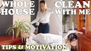 Reset and clean my house with me | Cleaning tips and motivation for a whole-house clean!
