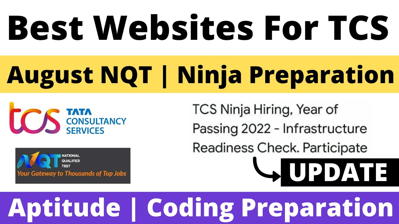 TCS NQT | TCS Ninja Preparation | Aptitude | Coding Preparation BEST Websites | TCS NQT Preparation