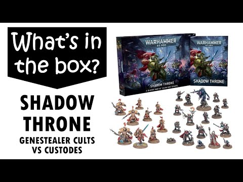 Shadow Throne unboxing and review - Warhammer 9th edition