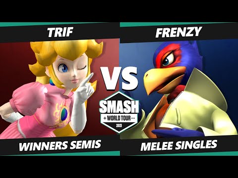 SWT EU RF Winners Semis - Trif (Peach) Vs. Frenzy (Falco) SSBM Smash Melee Tournament