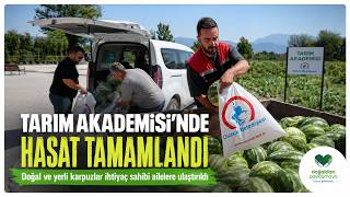  Tarım Akademisi’nde Üretildi, İhtiyaç Sahiplerine Dağıtıldı