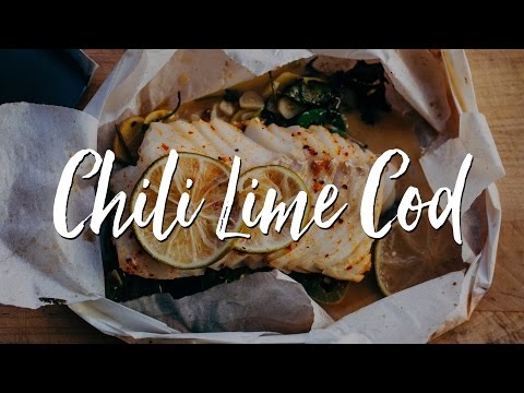 Chili Lime Cod En Papillote