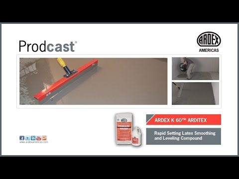 ARDEX K 60™ ARDITEX Rapid Setting Latex Smoothing and Leveling Compound - Prodcast®