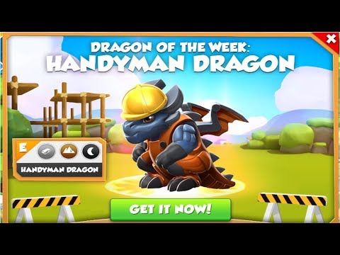 Dragon of the Week:( Handyman Dragon )- Dragon Mania Legends - part 909 HD