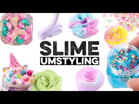 10 Hacks für SLIME UMSTYLING! Alter Slime neu gestylt! Schleim Makeover!