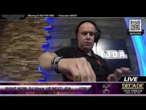 J.D.A. @ DECADE EARLY HARDCORE LIVESTREAM 24-04-2021