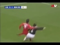 Gabriel Heinze MONSTER TACKLE On Morientes - Liverpool Vs Manchester United 15 01 2005