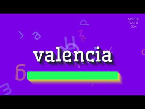 How to say "valencia"! (High Quality Voices)