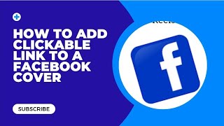 How To Add Clickable Link To A Facebook Cover Photo