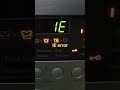 LG Washing Machine IE Error Explained Shorts