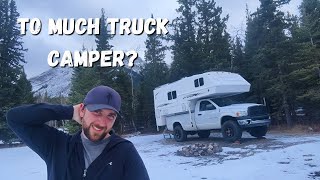What SIZE of TRUCK CAMPER For Full Time Living