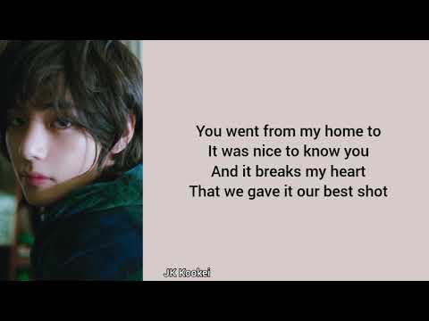 Kim Taehyung "For us" Lyrics video
