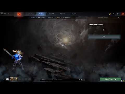 DOTA2 opening of TI10 Collector's Cache 2