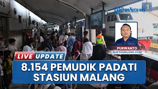 Sejumlah 8.154 Penumpang Memadati Stasiun Malang dalam Arus Mudik 2025