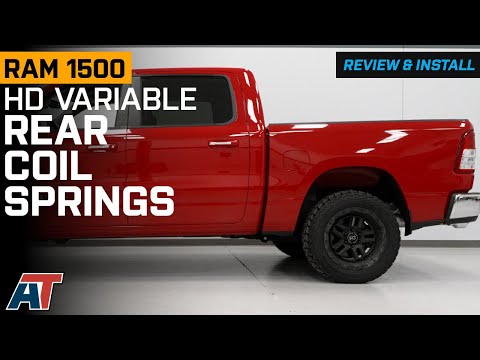 2009-2025 RAM 1500 HD Variable Rate Rear Coil Springs Review & Install