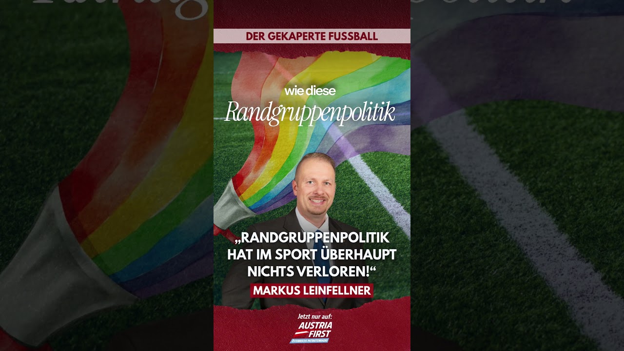 Randgruppenpolitik hat im Sport nichts verloren! - Markus Leinfellner