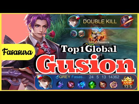 24 KILLS!!! TOP 1 GLOBAL GUSION SUPER LETHAL RIDING IN TANDEM WITH ST. PETER KARO | Fasasura | MLBB