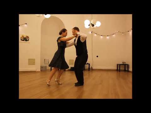 Tango de  Salon "El Grand Hotel Victoria" Juan D' Arienzo Dance: Maryna Romaniuk Tomasz Staniszewski