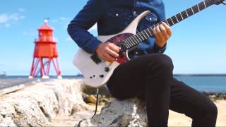 【Homemade Carbon Fiber Guitar】 AZ - Free Wing (solo cover)