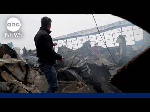Ukraine and Russia trade massive strikes overnight
