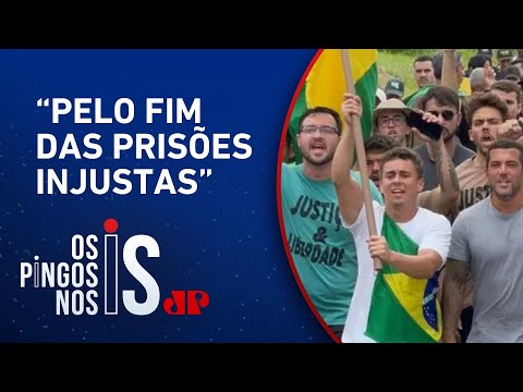 Nikolas lidera caminhada de Minas a Brasília em defesa de Bolsonaro