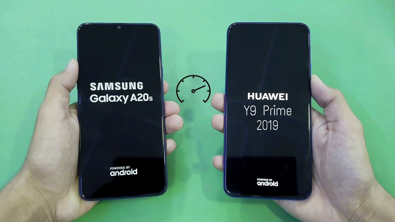 Samsung Galaxy A20s vs Huawei Y9 Prime (2019) - Speed Test!