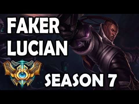 SKT T1 Faker Lucian vs Viktor - Ranked Challenger Korea