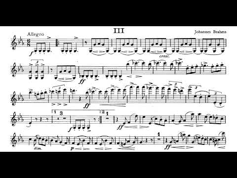 Johannes Brahms - Scherzo in C Minor from "F-A-E Sonata" (audio + sheet music)