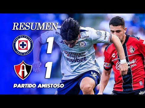 Summary and goals | Cruz Azul 1-1 Atlas | Friendly Match