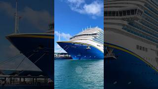 Unique! Carnival Venezia preparing for departure in Port of San Juan #Shorts