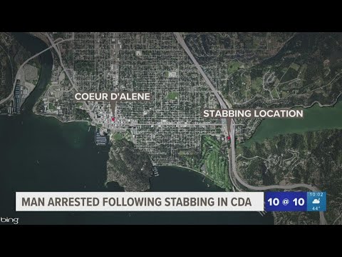 Man arrested for stabbing woman in Coeur d'Alene