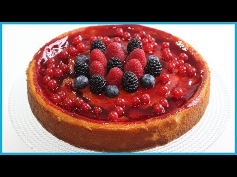 RICETTA CHEESECAKE cotta ai frutti di bosco
