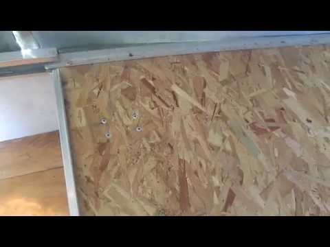 95 Skamper 12 - Screws and rivets on bunk