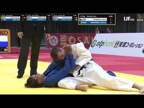 2019 Osaka 1 K 73 kg Ječmínek Jakub CZE vs  Munnings Andrew BAH