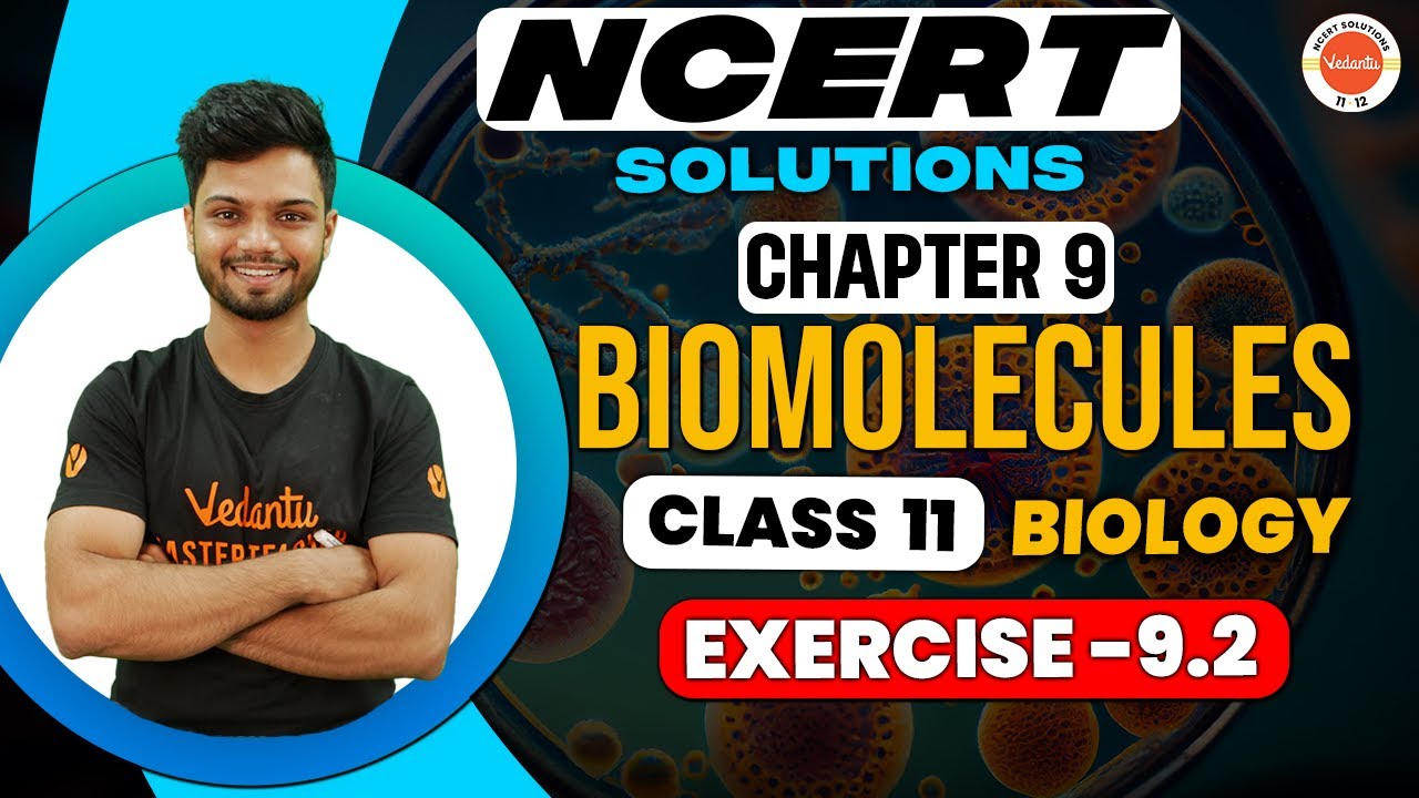 NCERT EXERCISE 9.2 | Biomolecules Chapter 9 | Class 11 Biology | CBSE 2024