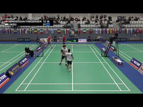 Match point - Søndergaard / Thøgersen vs Lin / Su - MD, Final - Hungarian Int. 2022