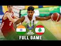 India v Lebanon | Full Basketball Game | FIBA U16 Asian Championship 2023