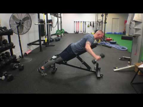 DB Chest Supported Rear Delt Flye Tutorial