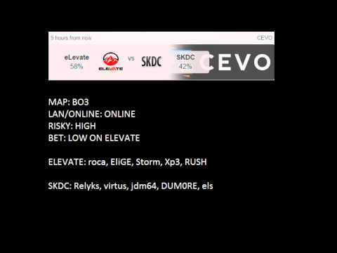 ELEVATE vs SKDC CS:GO PREDICTIONS!
