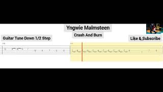 Yngwie Malmsteen - Crash And Burn ( Tab Guitar )