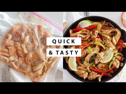 Easy Chicken Fajita Marinade | Quick 20 Minute Recipe!