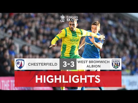 FC Chesterfield 3-3 FC WBA West Bromwich Albion