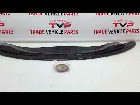 Fits BMW M3 E90 E92 E93 Real Carbon Fibre Front Bumper Lip Splitter Spoiler video