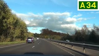 preview picture of video 'A34 Wilmslow/Handforth Bypass (Part 2) - Northbound Front View'