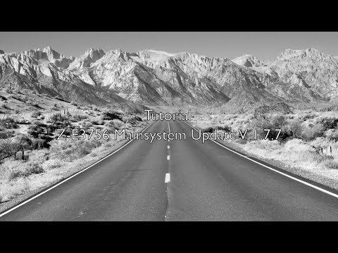 Z-E3756 Update V1.7.7 Tutorial
