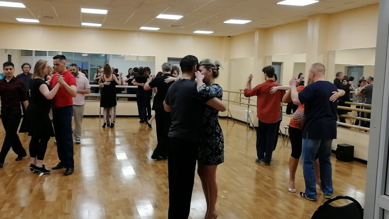 На уроках с Alejandro Ferreyra y Fernanda Grosso en Moscú, 19-21.04.2019. Vigor Paskevich Tango.