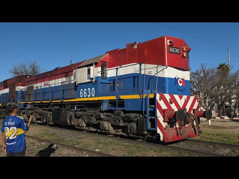[4K] Tren vacio de NCA con destino a General Deheza pasando por Marcos Juárez!!!!!!