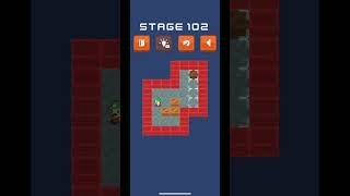 Sokoban Push Puzzle - Stage 102