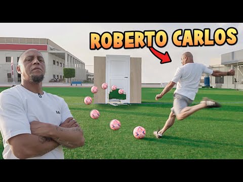 CAN ROBERTO CARLOS BREAK THROUGH A DOOR WITH A FOOTBALL?