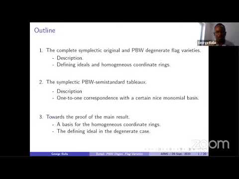 George Balla | Symplectic PBW Degenerate Flag Varieties